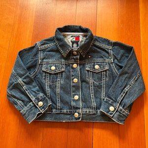 Unisex Kids Tommy Hilfiger Jean Jacket Size 4
